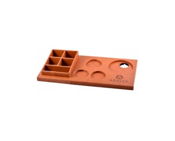 DERİ STANDART KARŞILAMA TEPSİ   