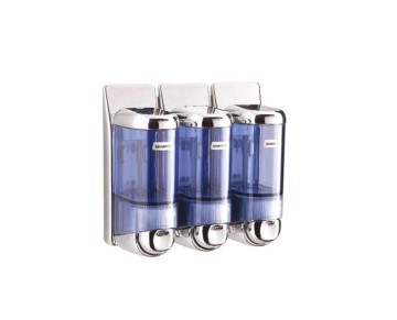 0,170 LT 3'LÜ KROM ŞEFFAF ABS PLASTİK Sıvı SABUN - ŞAMPUAN VERİCİ