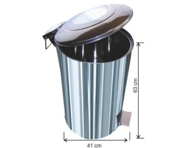 70LT Pedallı ÇÖP KOVASI